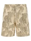 Jacquemus Le Aloe Shorts In Brown
