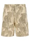 Jacquemus Le Aloe Shorts In Brown