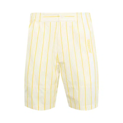 Pre-owned Jacquemus Le Short Aloe 'jaquard Banana Logo/ecru' | White | Men's Size 52
