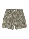 Jacquemus Le Aloe Shorts In Yellow & Orange