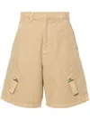 Jacquemus Marrone Shorts In Neutrals