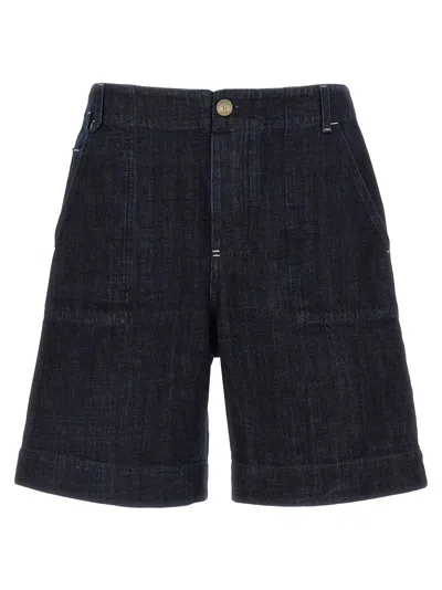 Jacquemus Short En Jean In Black