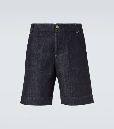 Jacquemus Short En Jean In Black