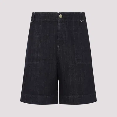 Jacquemus Short En Jean In Black