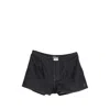 Jacquemus Amelo De-nîmes Blue Cotton Cashmere Shorts In Blue