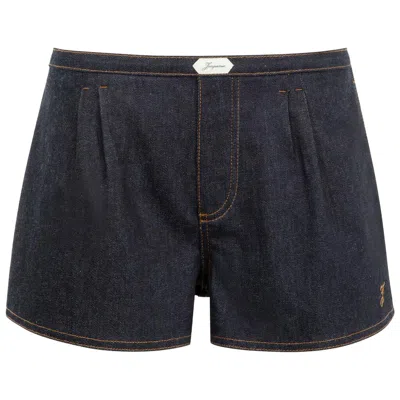 Pre-owned Jacquemus Le Short De-nimes Amelo 'dark Navy' | Blue | Women's Size 38