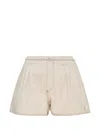 Jacquemus Women Beige Le Short De-nimes Amelo Shorts, 28 Luxury Shorts For Women Darveys In Neutral