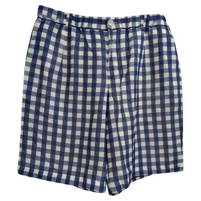 Jacquemus Le Short Gelati Pleated Shorts In Blue Viscose