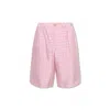 Jacquemus Grey & Pink 'le Short Gelati' Shorts