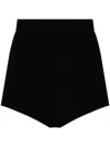 Jacquemus Le Short Maille Spiaggia Shorts In 黑色