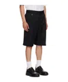 Jacquemus Tailored Bermuda Shorts In Wool In Black