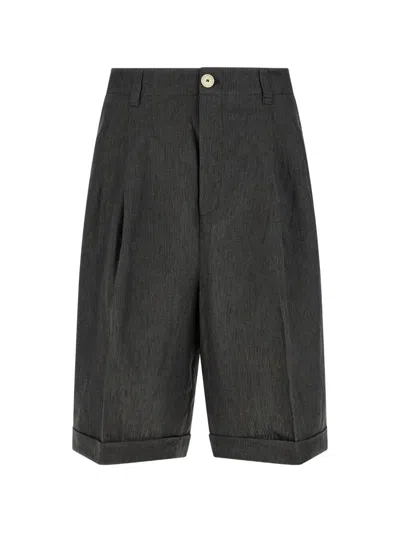 Jacquemus "le Short Pastro" Bermuda Trousers In Gray