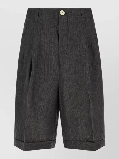 Jacquemus Le Short Pastro Tailored Bermuda Shorts In Black