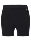Jacquemus Ribbed Knit Shorts In Black