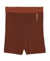 Jacquemus Ladies Brown Le Short Pralu Knitted Shorts In Brown