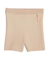 Jacquemus Le Short Pralu Knitted Shorts In Nude