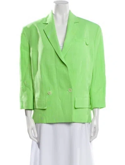 Pre-owned Jacquemus Le Splash Blazer In Green