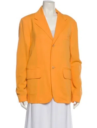 Pre-owned Jacquemus Le Splash Blazer In Yellow