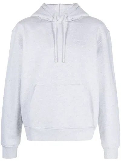 Jacquemus Brode Cotton Hoodie In Gray
