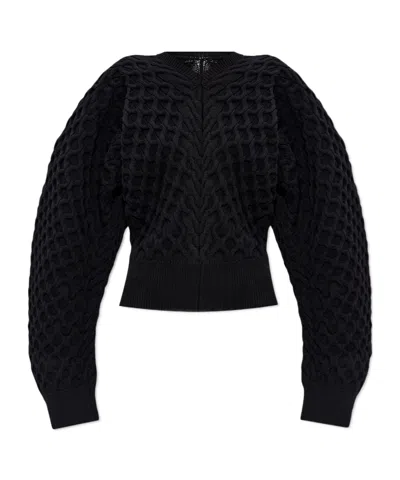 JACQUEMUS JACQUEMUS LE SWEATER BOULE TORSADE OVERSIZED JUMPER