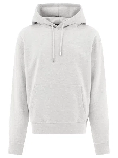 Jacquemus Classic Organic Cotton Hoodie In Grey In Gray