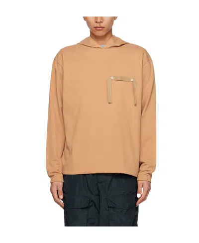 Jacquemus Le Sweatshirt Desenho Logo-patch Hoodie In 150 Beige