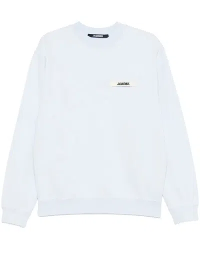 Jacquemus Le Sweatshirt Gros Grain In White
