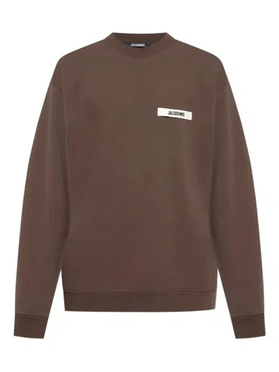 JACQUEMUS JACQUEMUS LE SWEATSHIRT GROS GRAIN CLOTHING