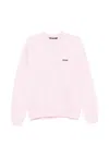 Jacquemus Pink Organic Cotton Fleece The Gros Grain Sweatshirt In Pink