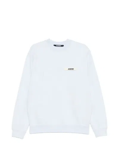Jacquemus Le Sweatshirt Gros Grain In Blue