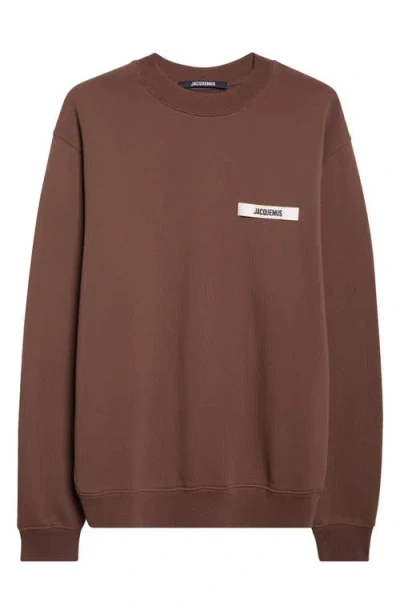 JACQUEMUS JACQUEMUS LE SWEATSHIRT GROS GRAIN SWEATSHIRT