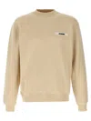 Jacquemus Le Sweatshirt Gros Grain Sweatshirt In Gold