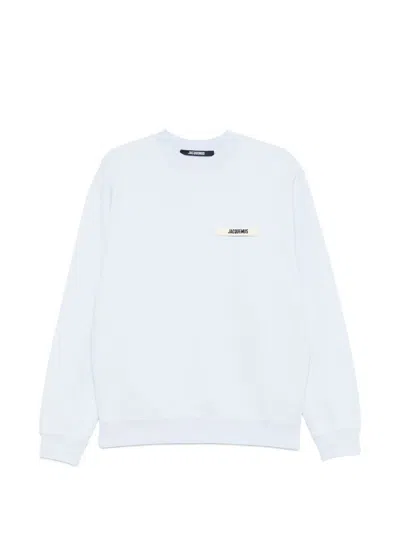 Jacquemus Le Sweatshirt Gros Grain In Blue
