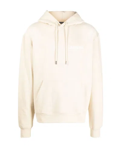 JACQUEMUS ORGANIC LOGO-PRINT HOODIE