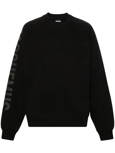 JACQUEMUS LE SWEATSHIRT TYPO COTTON TOP