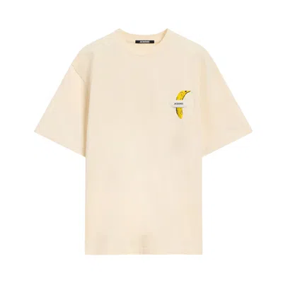 Pre-owned Jacquemus Le T-shirt Banane 'banana Patch/off White' | Men's Size Xs