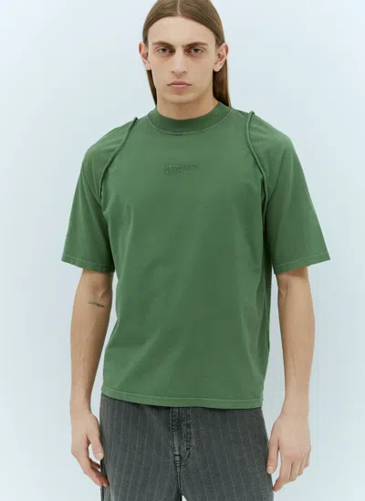 Jacquemus Le T-shirt Camargue In Green