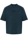 Jacquemus Le Camargue Organic Cotton T-shirt In Navy