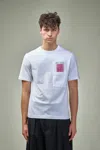 Jacquemus Classic Crew Neck T-shirt With Transparent Chest Pocket In White