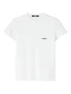 Jacquemus Relaxed-fit Cotton T-shirt With Subtle Logo In White