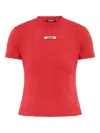 Jacquemus Round Neck Short Sleeve T-shirt