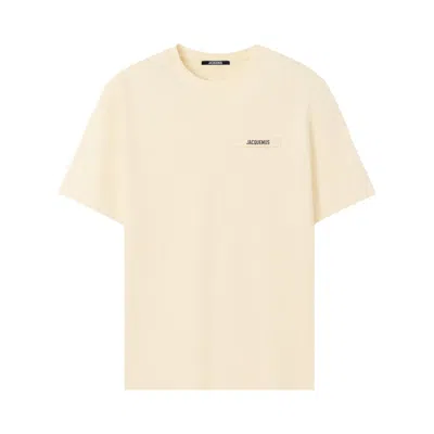 Pre-owned Jacquemus Le T-shirt Gros Grain 'beige' | Tan | Men's Size Xxl In Brown
