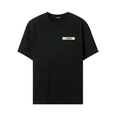 Pre-owned Jacquemus Le T-shirt Gros Grain 'black' | Men's Size S