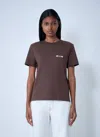 Jacquemus Gros Grain Short-sleeved T-shirt In Brown