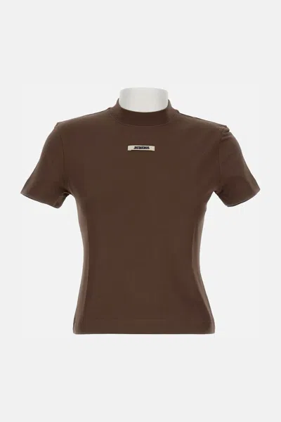JACQUEMUS LE T-SHIRT GROS GRAIN
