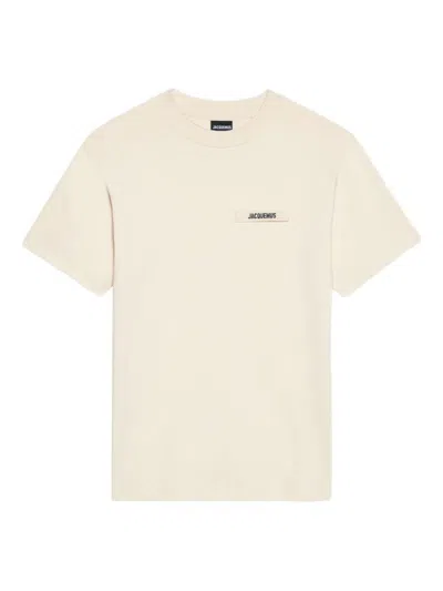 JACQUEMUS JACQUEMUS LE T-SHIRT GROS GRAIN CLOTHING