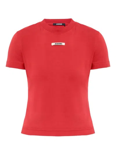 JACQUEMUS JACQUEMUS LE T-SHIRT GROS GRAIN CLOTHING