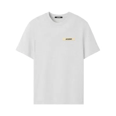 Pre-owned Jacquemus Le T-shirt Gros Grain 'grey' | Men's Size S In Gray