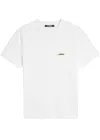 Jacquemus Relaxed-fit Cotton T-shirt With Subtle Logo In White