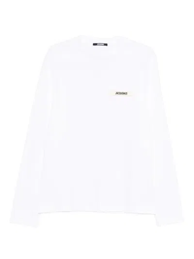 JACQUEMUS JACQUEMUS LE T-SHIRT GROS GRAIN MANCHES LONGUES CLOTHING